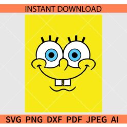 SpongeBob Face SVG
