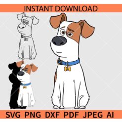 The Secret Life Of Pets Max SVG, Max The Secret Life Of Pets SVG