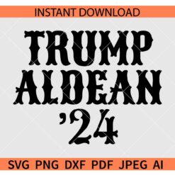 Trump Aldean 24 SVG, Trump Election 2024 SVG, Trump 2024 SVG