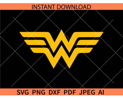 Wonder Woman Logo SVG