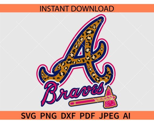 Braves Logo SVG, The Braves SVG, Braves Sports SVG