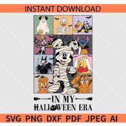 In my Halloween era Disney Mummy SVG, In my Halloween era Disney Characters SVG