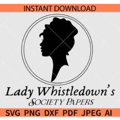 Lady Whistledown Bridgerton Society Papers Logo SVG