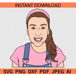 Miss Rachel SVG, Layered Miss Rachel SVG