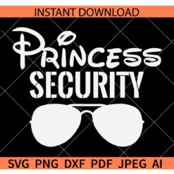 Princess Security Sunglasses SVG