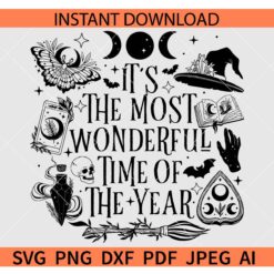T's the most wonderful time of the year SVG, Halloween Season SVG