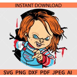 Wanna Play Chucky Childs Play Horror Movie Character SVG