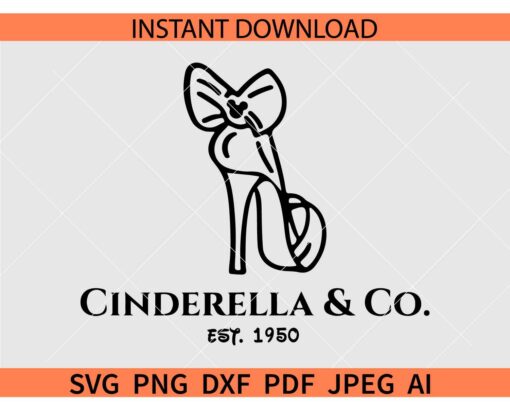 Cinderella & Co Est 1950 SVG, Disney Family SVG