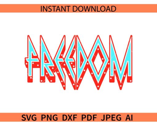 Freedom Stars 4th of July SVG, Triangle Freedom Stars SVG 