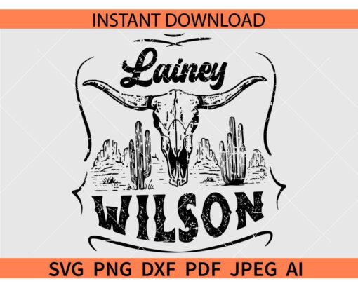 Lainey Wilson SVG, Bull Horn Lainey Wilson SVG, Lainey Wilson Country Music SVG, I Got a Heart like a Truck SVG