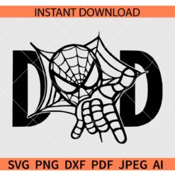Spiderman Dad SVG, Fathers Day Spiderman SVG