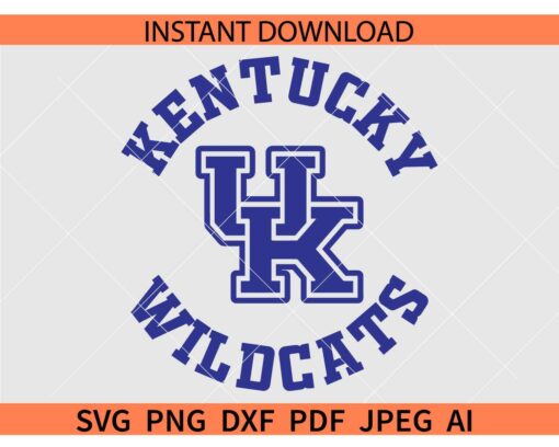 UK Kentucky Wildcats SVG, Kentucky Wildcats UK Logo SVG