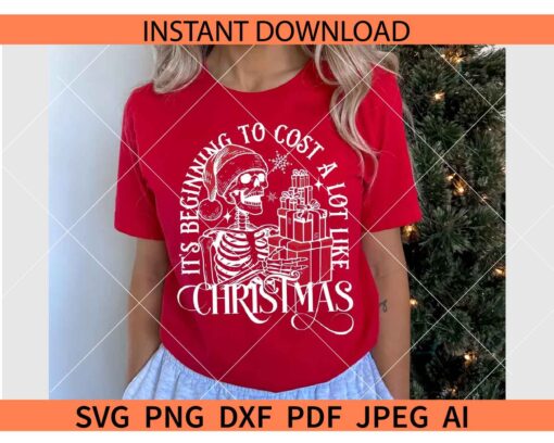 It's beginning to cost a lot like christmas SVG