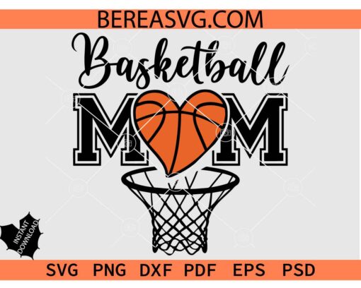 Basketball Mom Svg, Basketball Mom Hoop svg