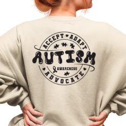 Black Autism Awareness Accept Adapt Advocate SVG