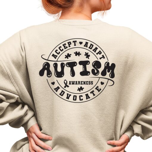 Black Autism Awareness Accept Adapt Advocate SVG
