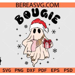 Boogie Santa Ghost svg png, Boo Jee Stanley Tumbler Belt Bag Insp
