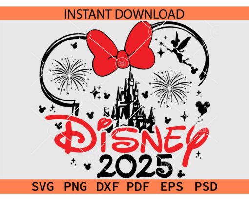 Disney 2025 SVG, Mickey Mouse 2025 SVG, Family Trip 2025 Svg, Vacay Mode 2025 Svg, Magical Kingdom Svg, Vacation 2025 SVG