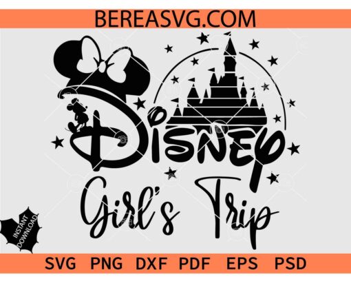 Disney girls trip svg, Girls Family trip svg, minnie mouse girsl trip SVG