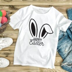 Happy Easter Bunny Ears SVG, Happy Easter Rabbit Ears SVG, Rabbit Bunny Ears Happy Easter SVG