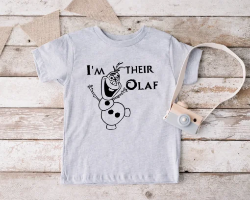 I'm Their Olaf Shirt SVG, Olaf Disney vacation SVG, Disneyland Frozen Elsa Anna Olaf SVG