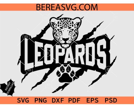Leopards Claw SVG, Leopards Scratches SVG, Leopards Claw Scratch  SVG