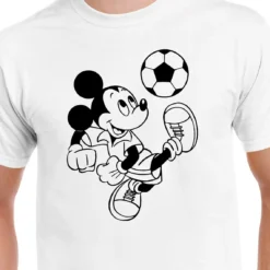 Mickey Playing Soccer  PNG EPS PDF DXF SVG, Mouse Playing Soccer SVG
