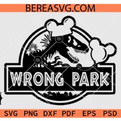 Mickey Wrong Park SVG, Funny Disney Universal Graphic Tee SVG