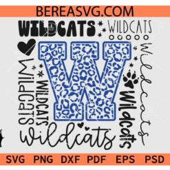Wildcats Typography SVG