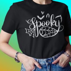 Halloween Spooky Swoosh Spiderweb Svg, Spooky Babe Svg, Halloween Spooky SVG