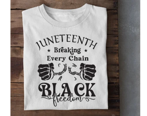 Juneteenth breaking every chain svg, Breaking Every Chain svg