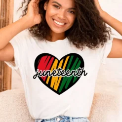 Juneteenth heart svg, Heart Love Symbol Juneteenth svg