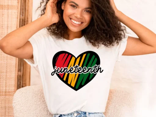 Juneteenth heart svg, Heart Love Symbol Juneteenth svg