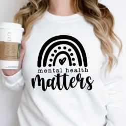 Mental Health Matters Rainbow SVG, You Matter SVG, Mental Health Awareness SVG, Self Love SVG