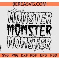 Momster SVG, Spooky Season SVG, Halloween Season SVG