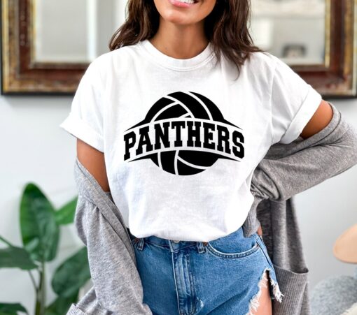 Panthers Volleyball SVG PNG, Volleyball Ball Panthers SVG