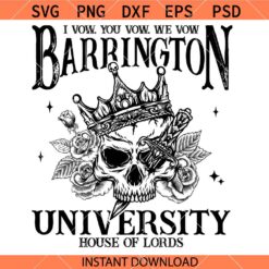 Barrington University SVG, Romance Reader SVG, Ritual SVG